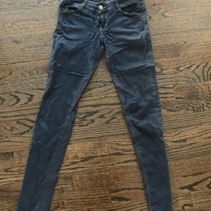 Current/Elliott the cropped legging w/ long zip